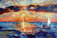 Zalazak-sunca-akril-50x70cm-2023-230e